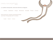Tablet Screenshot of daniela-baumgartner.com